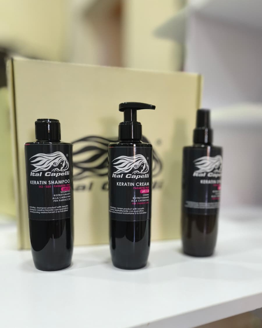Box Keratin FAIPA – Cofanetto Cheratina Professionale per Capelli Ristrutturati